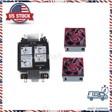 Heatsink P14903-001 + 2XFan P23971-001 Kit For HPE DL380 G10+ Gen10 Plus Server  picture