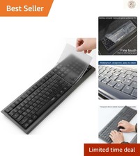 Ultra-Thin Clear Keyboard Cover for 104/107 Keys - Waterproof & Dustproof picture