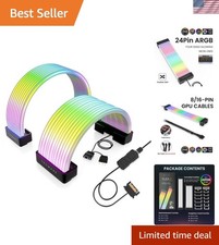 Cable Cover Kit | Compatible with 24-Pin Motherboard and 8-Pin/16-Pin GPU | A... picture