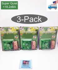 3pack: NEW Evercool EGF6 Green Super Quiet 18.2dBA 60mm 3pin PC Case Cooling Fan picture