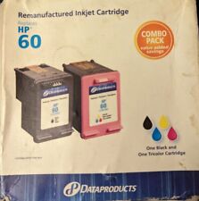DataProducts  Inkjet Cartridge HP 60 Combo  (1 black, 1 tricolor) Remanufactured picture