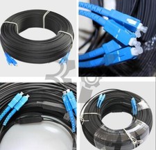 1PC 300M Outdoor SC-SC Duplex FTTH Drop Patch Cord G657 Fiber Optic Cable Jumper picture