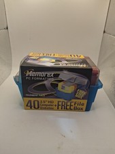 NEW SEALED 40 Pack Memorex PC Formatted 3.5