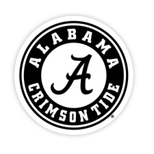 Alabama Crimson Tide Officially Licensed Black Vinyl Decal Sticker picture