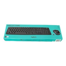 Logitech Wireless Keyboard & Mouse Combo – Full Size, USB Receiver, Brand New picture
