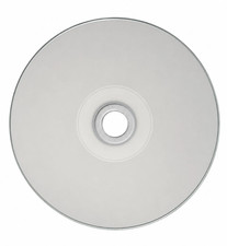 50 Pk CD-R 52X 700MB Blank White Top Glossy Inkjet Hub Printable Discs - No Logo picture