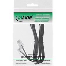 18867 InLine Modular Cable RJ45 to RJ11 Male / 4 Core 10m ~D~ picture
