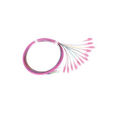 1 PCS 12Strand LC OM4 Multimode Pigtail 1.2m Fiber Optic Cable Networking picture