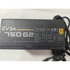 EVGA SuperNOVA 750 G2 750W 80 Plus Gold Fully Modular Power Supply Fully Tested picture