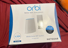 NETGEAR Orbi AC2200 RBK30-100NAS Tri-Band WiFi Router + Satellite 2200Mbps picture