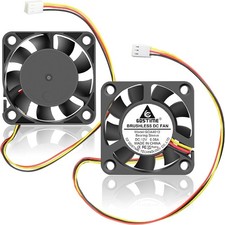 40x40x10mm 3-Pin 12V Mini Computer Case Fan 2-Pack Plastic 40mm Cooling Fans picture