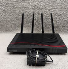 NETGEAR C7800 Nighthawk X4S AC3200 Cable Modem Wi-Fi Router With Power Cable picture