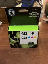 GENUINE HP 4-PACK HP 952XL Black & 952 Color Ink OFFICEJET PRO 8710 New Exp.8/21 picture