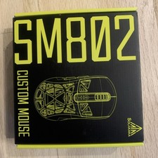 SM802 Black Gaming Mouse 10000 DPI Tri-Mode RGB PC Laptop picture