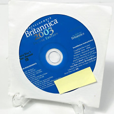 Encyclopedia Britannica 2003 Deluxe Edition PC/MAC CD-ROM Software picture