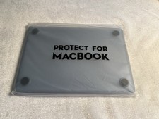 Soonjet 13”  Hard Shell Case For MacBook - Matte Black, 2-Piece Protective Cover picture
