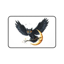 Fall Owl Desk Mat AOP Halloween Owl Cute Autumn Owl Office Deco picture
