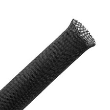 26ft - 1/4 Inch PET Expandable Braided Cable Sleeve, Braided Wire Sleeving picture