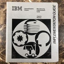 Vintage IBM General Systems Division 3-RING BINDER Capacity Planning Computer picture