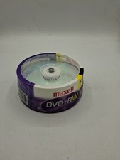 New 15 pk Maxell DVD+RW 4.7GB 2 Hrs Mode SP Mode Rewritable Blank Media Discs picture