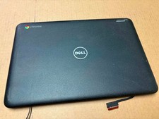 Genuine OEM Dell Chromebook 3180 LCD Back Cover Lid Black W/ Hinges 5HR53 picture