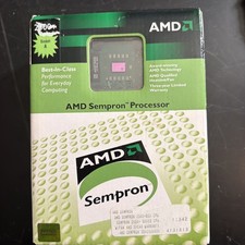 AMD Sempron 2500+ 1750 MHz 256KB Cache Socket A 462 CPU SDA2500DUT3D SDA2500BOX picture