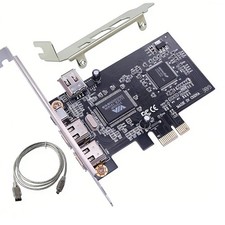 New 3 Ports PCI Express 1X to External IEEE 1394 Firewire Expansion Card picture