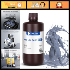 High Precision 8K ABS-Like 3D Printer Resin, Low Odor, Tough & Strong, 1kg Grey picture