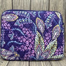 Vera Bradley Batik Leaves Purple Tablet Case iPad Chromebook Kindle Sleeve Padde picture