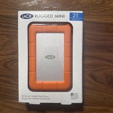 LaCie LAC9000298 Rugged Mini 2TB External Hard Drive - Orange picture