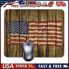 New Mousepad Rustic American Flag Mouse Pad For Laptop Computer Gaming Pad Sty 2 picture