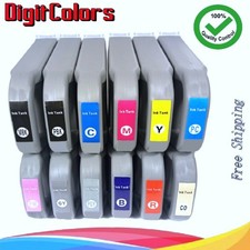 Pack 12 PFI-3700 PFI-2700MBK Ink Tank for Canon IPF  PRO-2600 PRO-4600 PRO-6600 picture