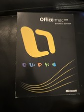 Microsoft Office 2008 Business Edition for Mac Word, PowerPoint, Excel CD & SN picture