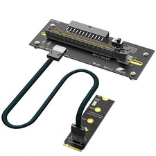 PCIe 4.0 x16 to M.2 NVMe Adapter Card with 24Pin ATX Power, for 2280 SSD picture