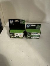 HP 920 Tri-color Ink Cartridges New in Box Set of 2 picture