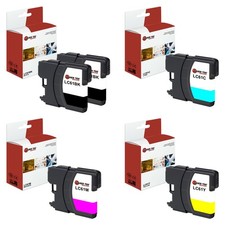 5Pk LTS LC-61 BCMY Compatible for Brother MFC250C 255CW, DCP165C Ink Cartridge picture