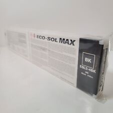 Roland Eco-Sol Max Ink Black Brand New Sealed 440cc ESL3-4BK Expired 2020 Cat#DJ picture