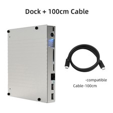 Metal USB4 Dock 24Gbps PCIe3.0 and Double 40Gbps Port PD100W Charging Dock picture