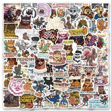Dungeon Crawler Carl Sticker Pack 106PCS for Phone Laptop Hard Hat Craft picture