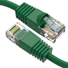 0.5FT Cat6 RJ45 Ethernet LAN Network UTP Snagless Patch Cable Pure Copper Green picture