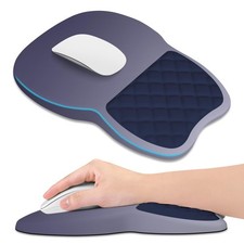 ITNRSIIET Ergonomic Mouse Pad Wrist Support with Memory Foam Massage Bulge an... picture