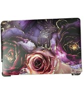 Mektron Rigid Floral Hard Case Purple/Black for Apple MacBook Pro 13 in picture