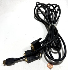 2PCS 6 FT DVI-D To HDMI Cable Gold 18+1 DVI-D Male To HDMI Male Cord For HD TV picture