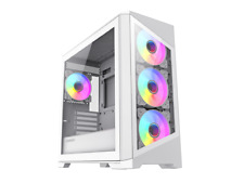 Gamemax Destroyer TGW White USB3.0 Tempered Glass Micro ATX Tower Gaming Compute picture