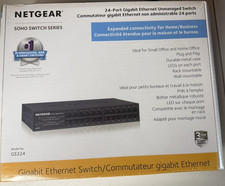 (i) NETGEAR GS324 24 Port Unmanaged Gigabit Ethernet Switch - Black picture