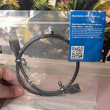 Cable Matters USB 3.0 Type-A to Micro-B Round Cable Black 1.6ft 200009 picture