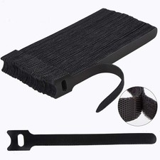 60 PCS 6 Inches Reusable Cable Ties, Adjustable Cord Straps Wire Organizer Co... picture