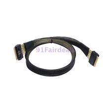 PCI-E Slimline SAS 4.0 SFF-8654 8i 74pin Host To SFF-8654 74Pin Slim SAS Cable picture