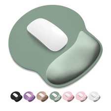 ITNRSIIET Ergonomic Mouse Pad with Wider Memory Foam Wrist Rest +17%, Curved Cus picture