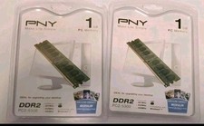 PNY 1gb DDR2 PC Memory PC2-5300 Ram ddr 2 1gb Lot Of 2 New picture